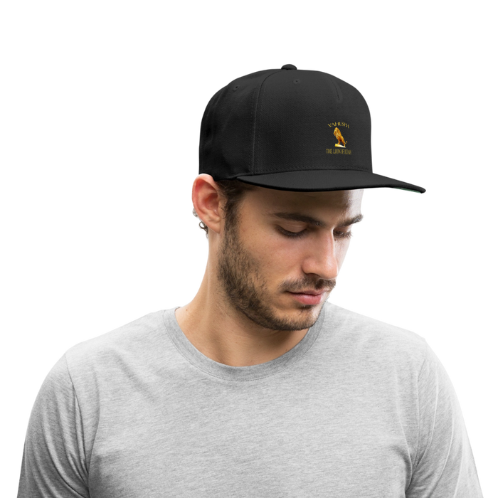 Yahusha-The Lion of Judah 01 Designer Sport-Tek Yupoong Snapback Baseball Cap - black