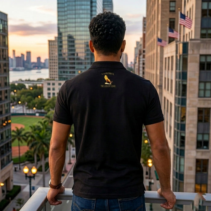 Yahusha: The Lion of Judah™ (01) — The Scepter of Judah™ | Unisex Premium Polo