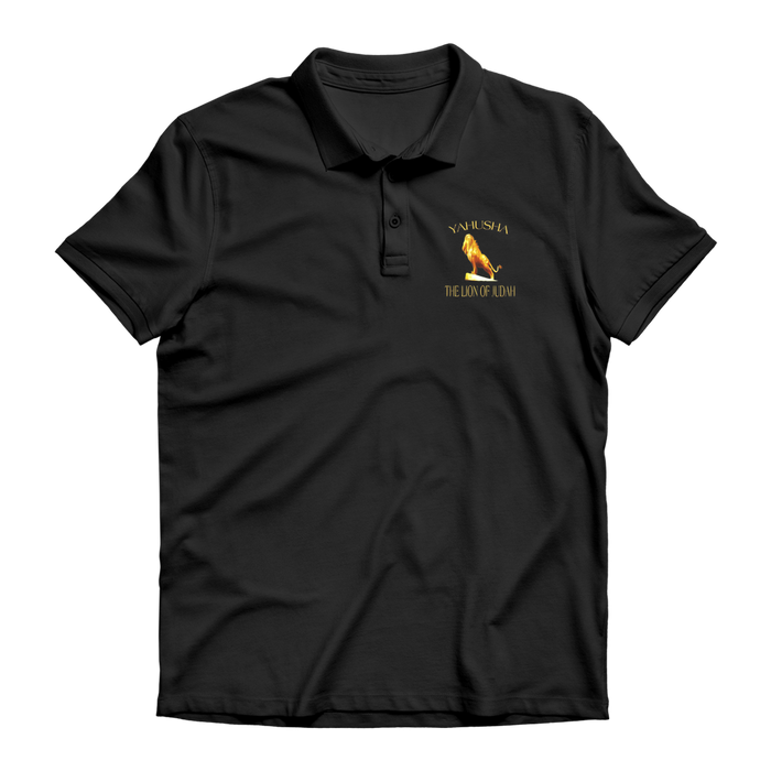 Yahusha: The Lion of Judah™ (01) — The Scepter of Judah™ | Unisex Premium Polo