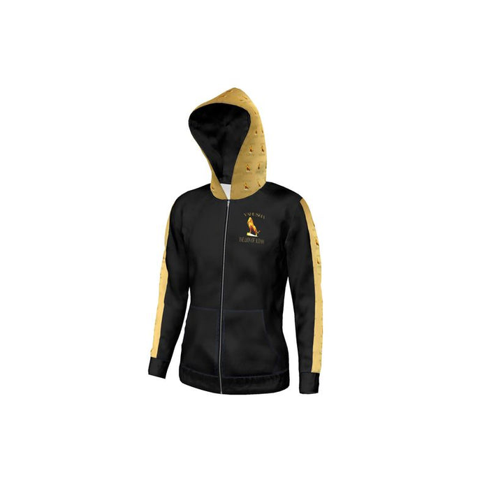 Yahusha: The Lion of Judah™ (01) — The Scepter of Judah™ | Unisex Zip Hoodie