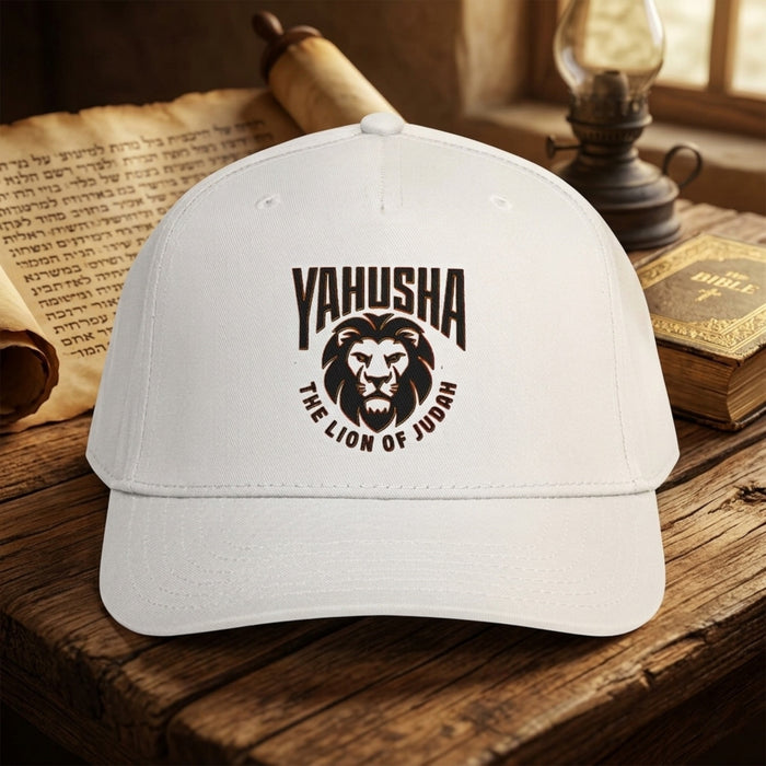 Yahusha: The Lion of Judah™ (02) — The King Forged in Fire™ | Mid-Profile Baseball Cap