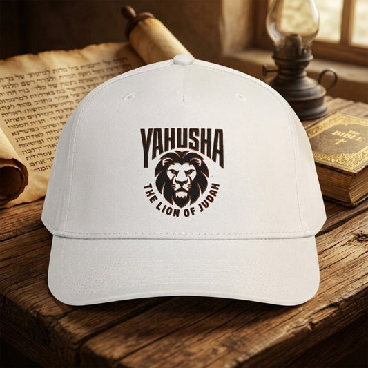 Yahusha: The Lion of Judah™ (02) — The King Forged in Fire™ | Mid-Profile Baseball Cap
