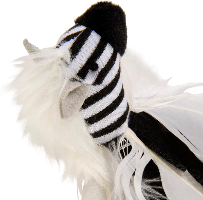Zingy Zebra Feathers Cat Toy
