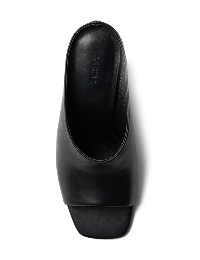 Zoe Open Toe Mule | Black