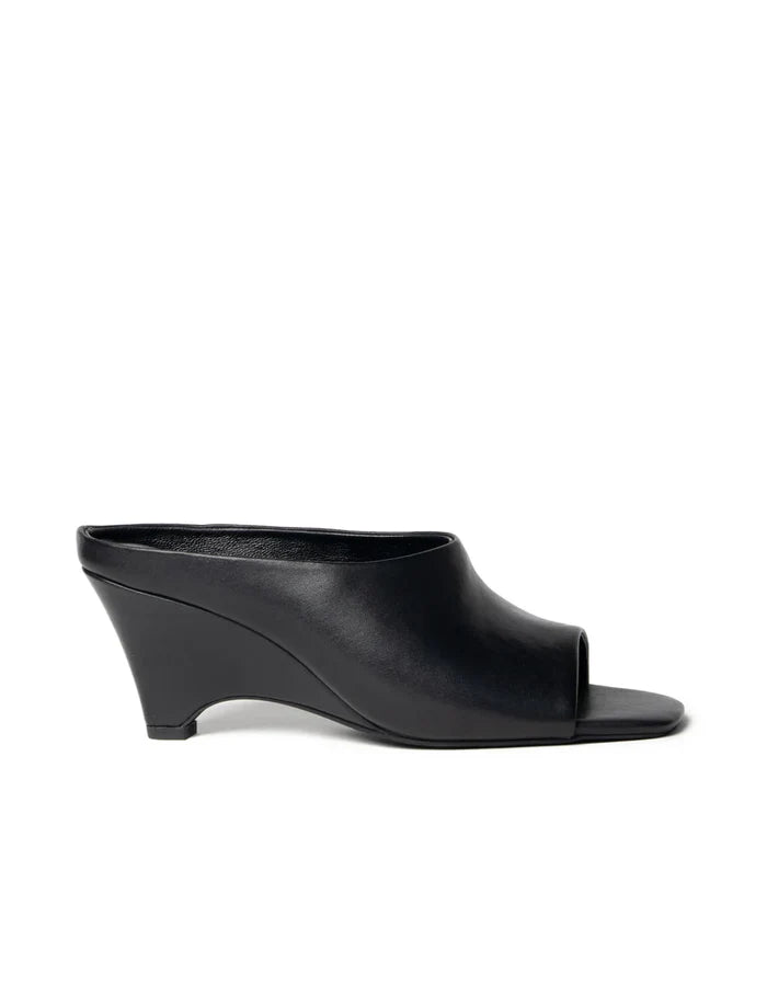 Zoe Open Toe Mule | Black